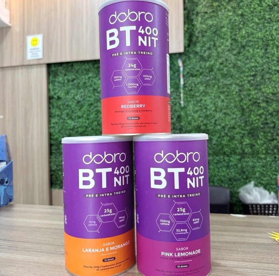 BT 400 Nitrato, Dobro, Suplemento Alimentar em Pó, 400mg de Nitrato Natural com Carboidrat...