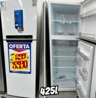 Geladeira/Refrigerador Midea Frost Free 2 Portas Branca 425L MD-RT572EVD012