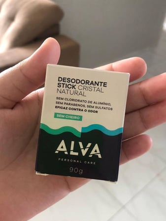 Alva Personal Care Desodorante Cristal Natural 90G Refil - Alva