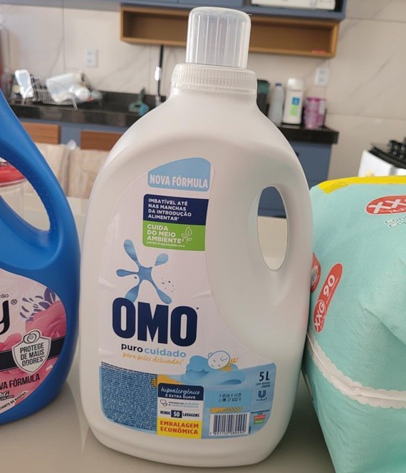 Sabão Líquido Omo Puro Cuidado Hipoalergênico 5L