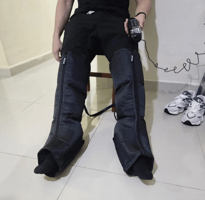 Botas De Compressão Pneumática Massageador Pes Eletrico