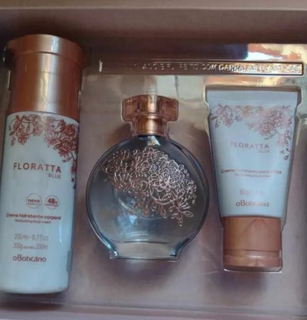 Kit Presente Floratta Blue: Deo Colônia 75ml + Loção 200ml + Creme 50g