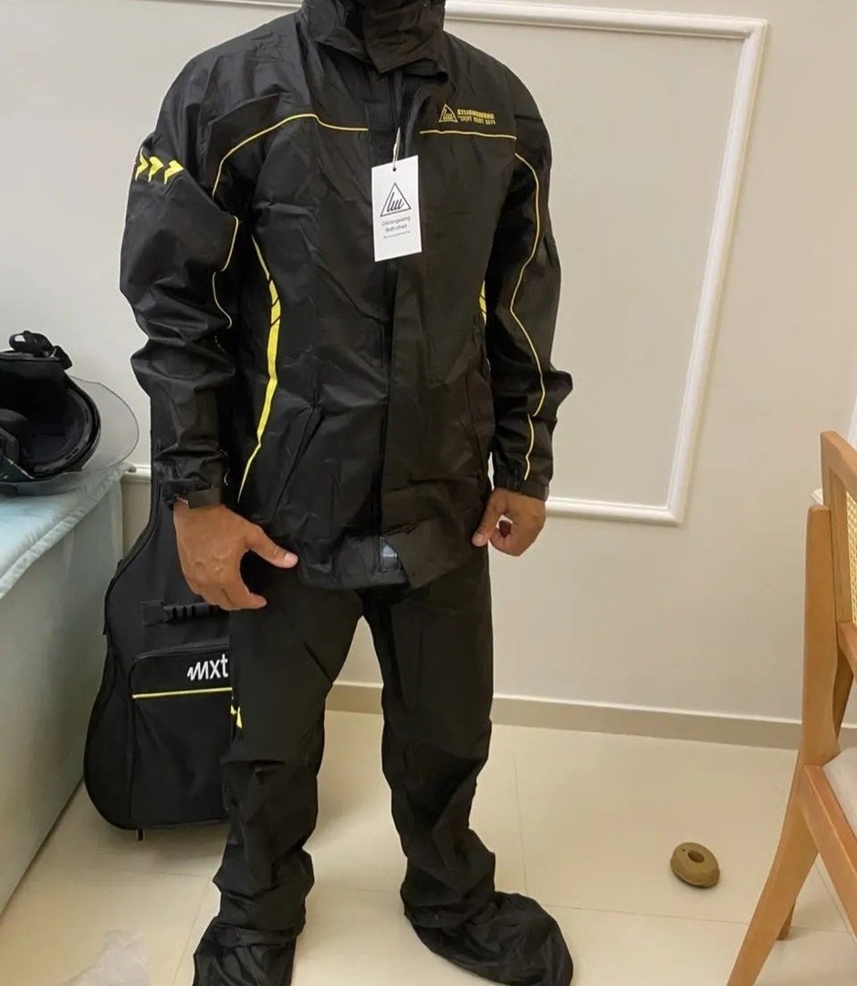 Kit Capa De Chuva Roupa Conjunto Para Motoqueiro Reforçada Tam. P ao GG - 3 cores