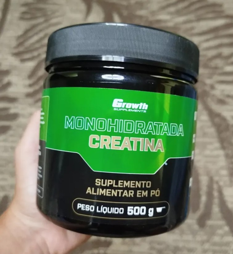 Creatina Monohidratada Growth Supplements Sem Sabor Sem Sabor 500g