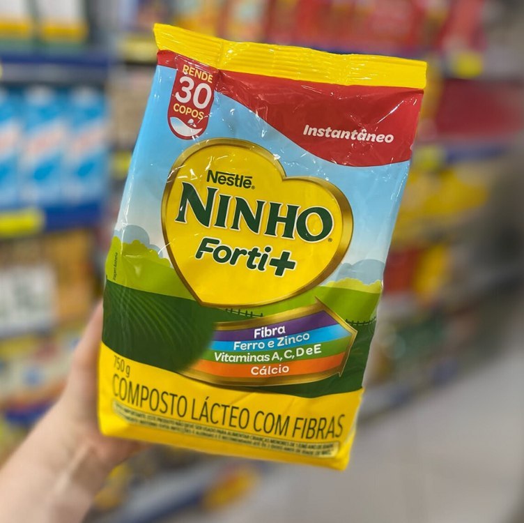 Composto Lácteo, Nestlé, Ninho Forti+, Pacote, 750g