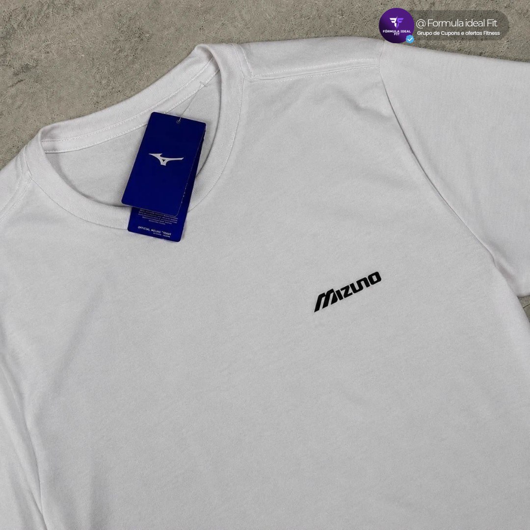 Camiseta Mizuno Basic Logo Masculina