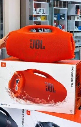Caixa de Som JBL Boombox 4 Laranja Bluetooth Até 34h de Bateria