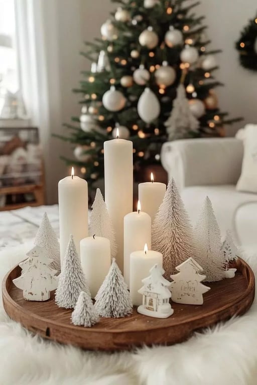 Trio de Árvores de Natal Modernas: Elegância e Economia para Sua ...