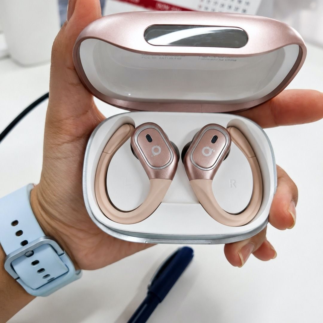 Fone de Ouvido Bluetooth 6.0 Esportivo Sem Fio Gancho Intra-auricular,estéreo,Com display Led, Tws, Ipx5, Enc, Suporta Chamadas De Voz, Compatível Android e Ios - 4 cores