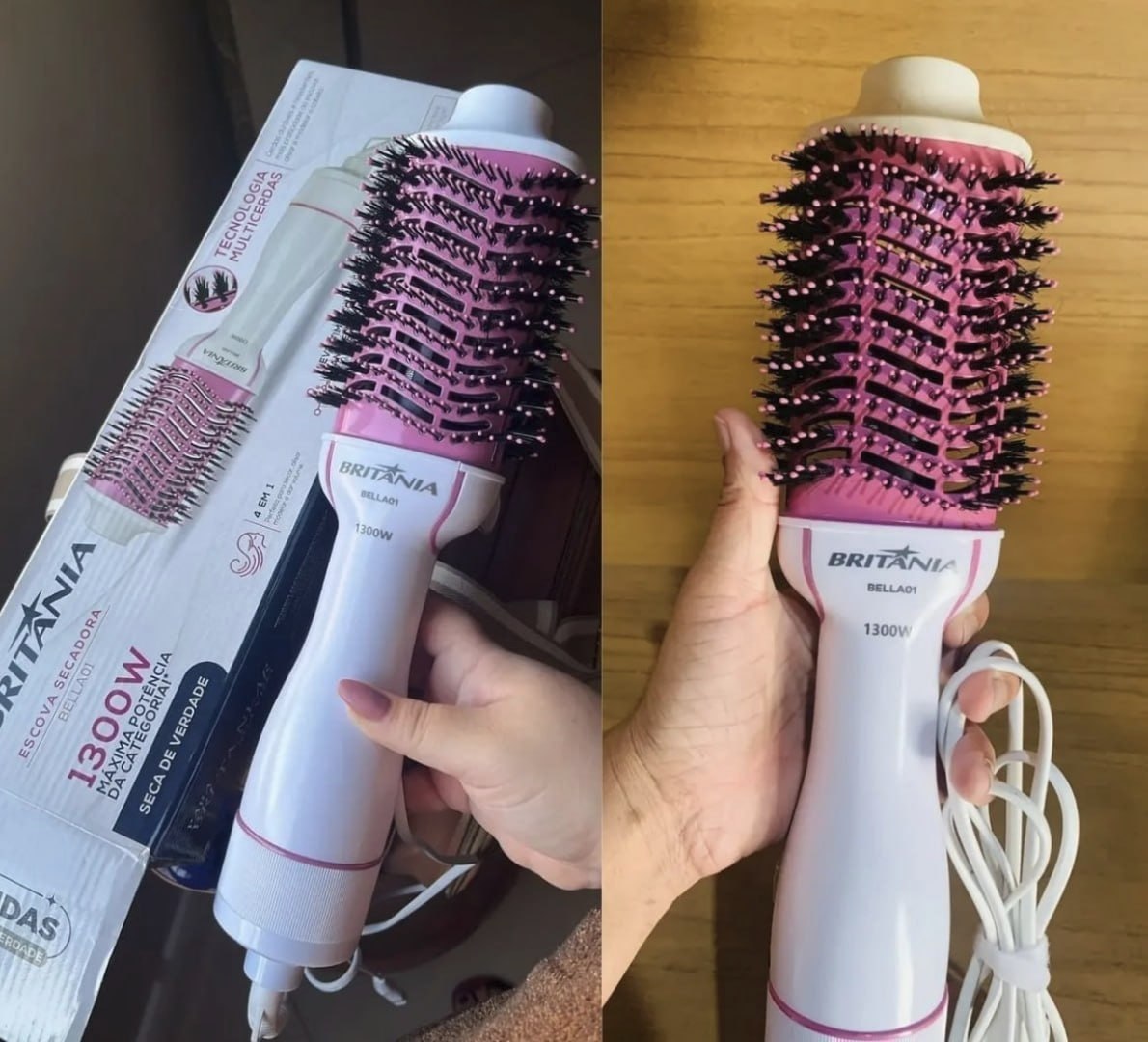 Escova Secadora rosa Britânia