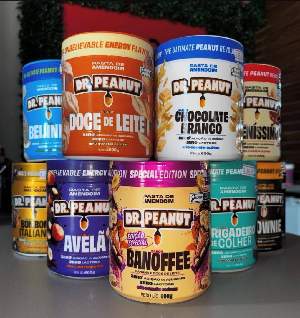 Pasta De Amendoim Com Whey Protein Bueníssimo 600g Dr. Peanut