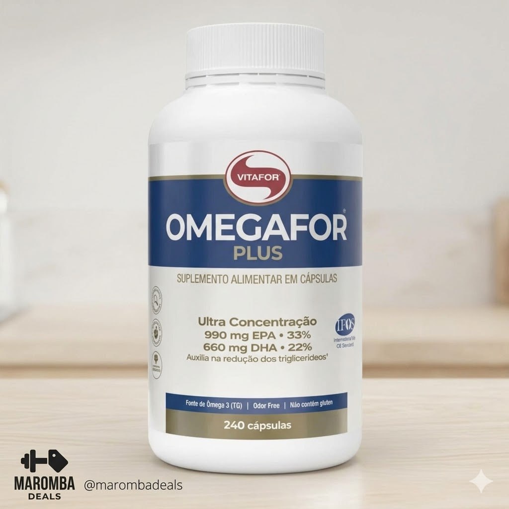 Suplemento Alimentar Omegafor Plus Epa E Dha 240 Cápsulas Vitafor Sem Sabor