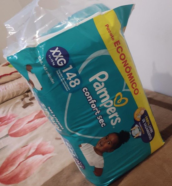 Fraldas Pampers Confort Sec XXG 148 Unidades