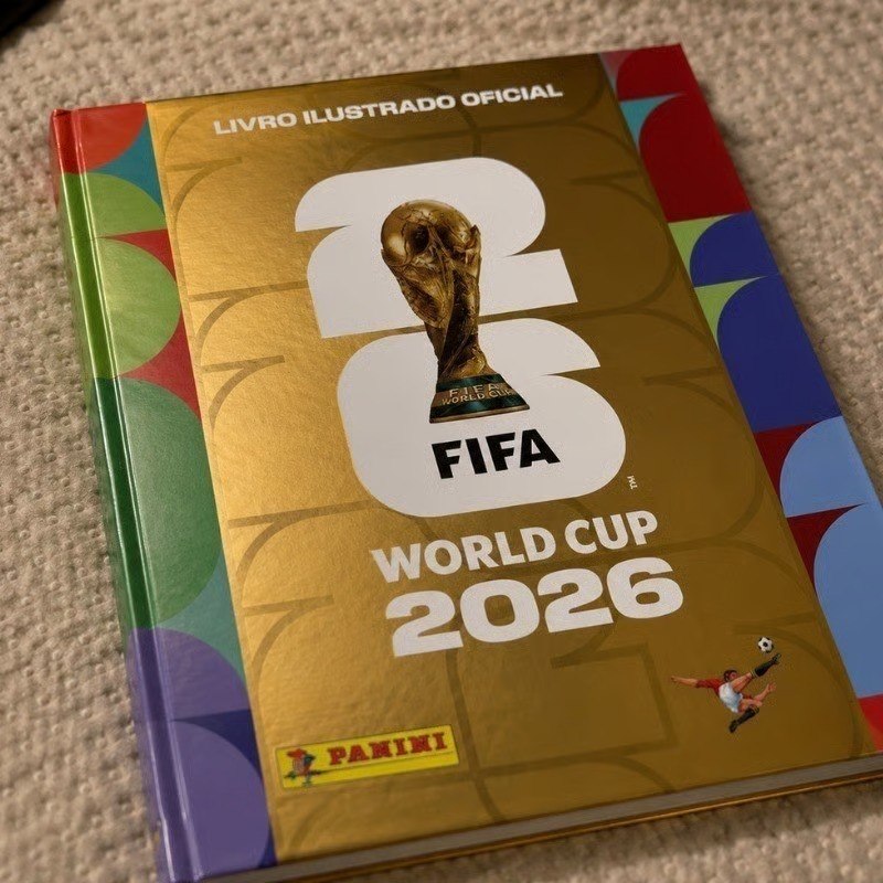 🤓Álbum Capa Dura Ouro - Copa Do Mundo 2026 - Fifa World Cup