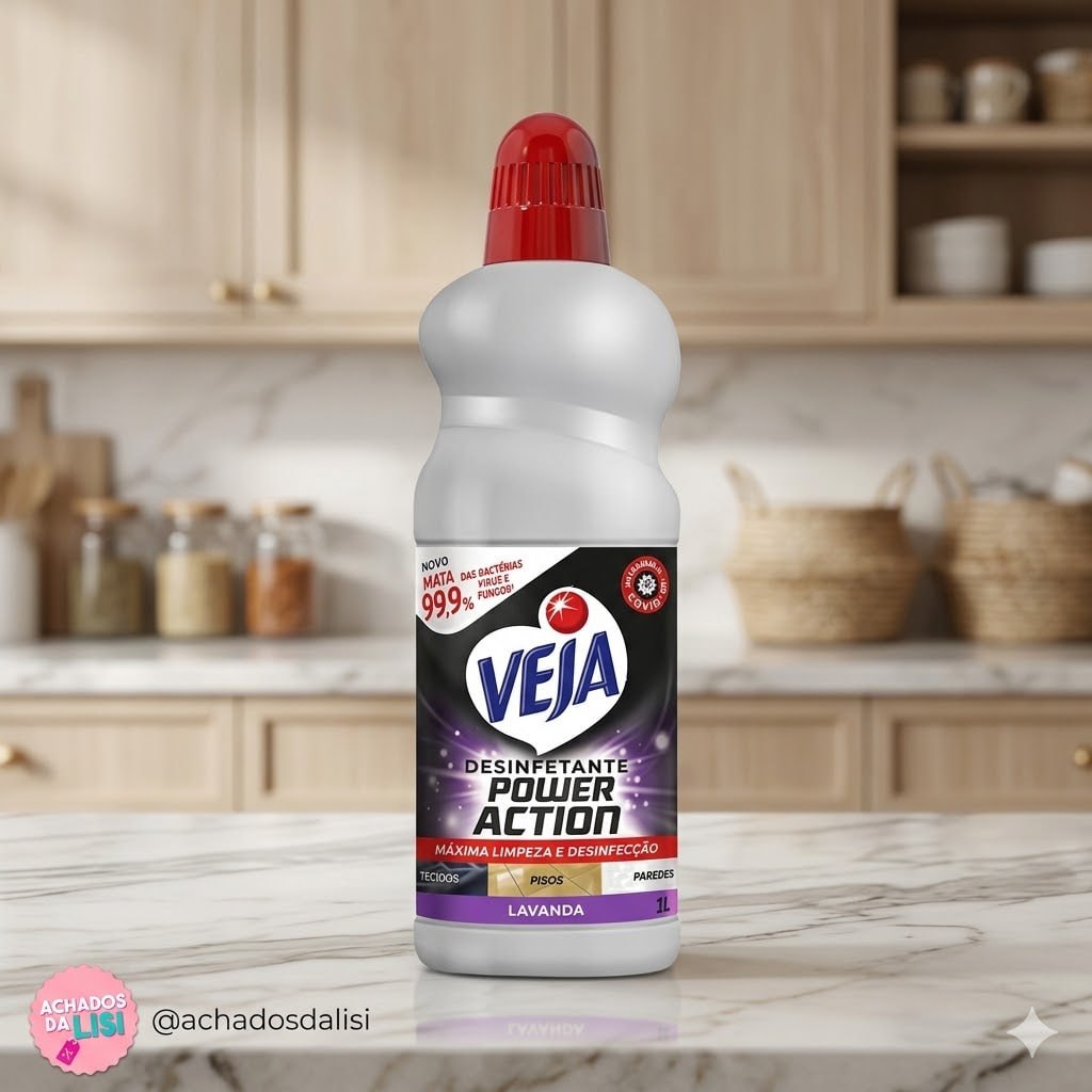 Desinfetante Multisuperficies Veja Power Action Lavanda 1L