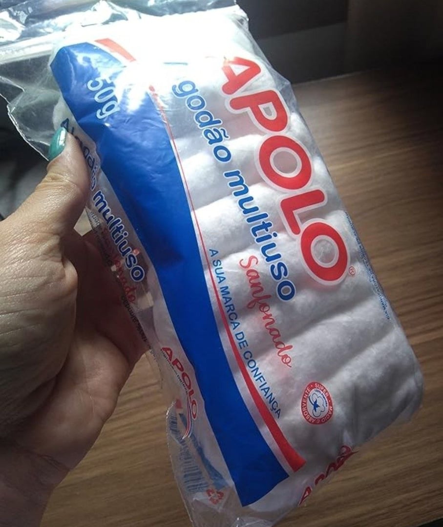 Apolo Algodão Apolo 50 Gramas Multiuso Com Ziplock