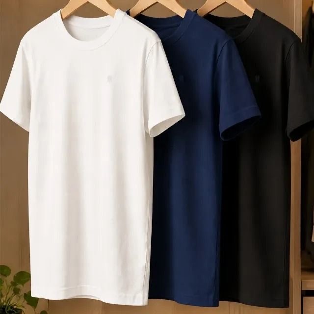 Kit 3 Camisetas Masculinas Algodão Polo Wear
