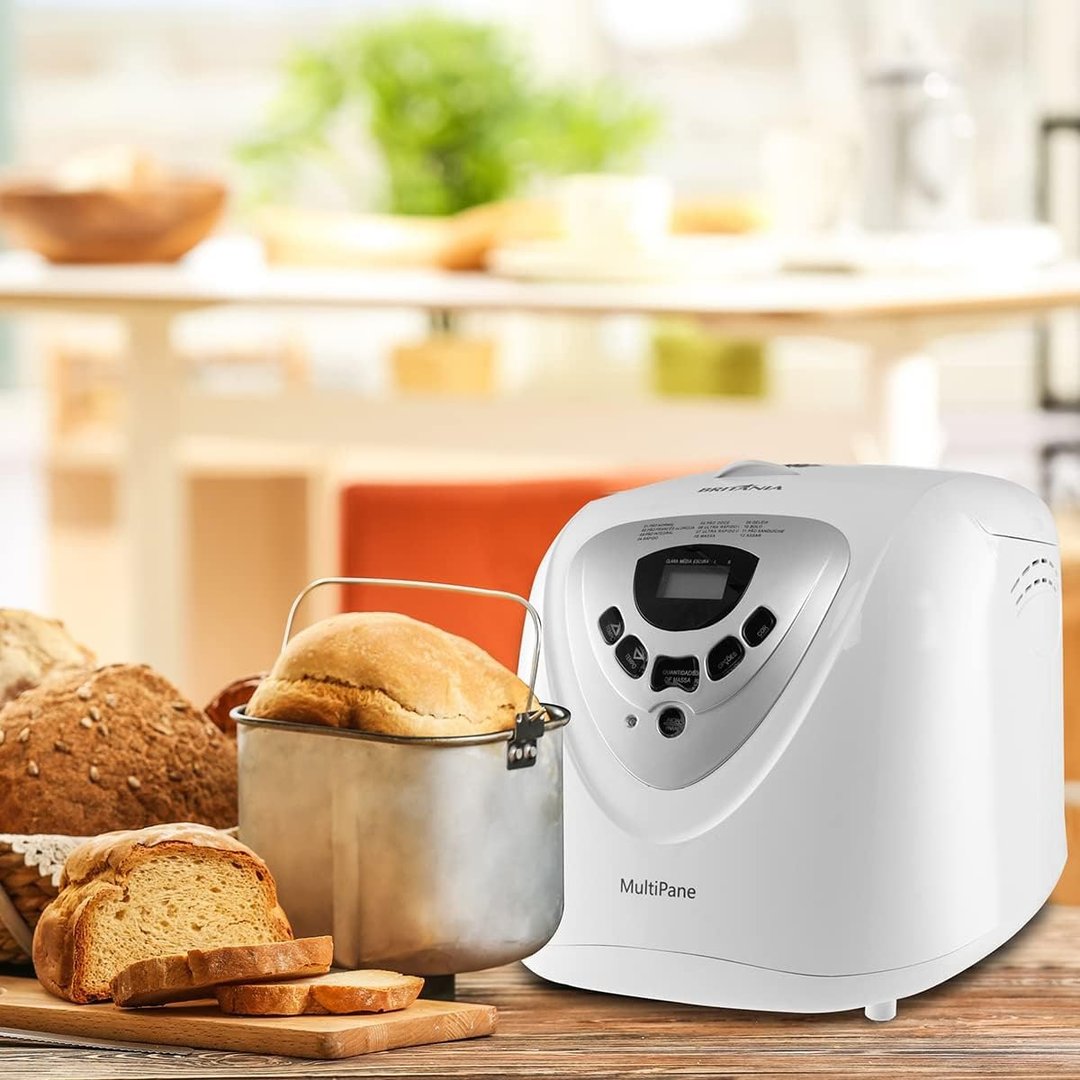 Britânia Panificadora, Multipane, 550W, Branco, 110v, Metal e Plástico