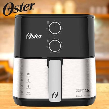 Fritadeira Sem Óleo Oster 127V - OFRT520, PRETO