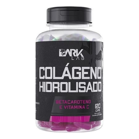 Colágeno Hidrolisado 120 Caps Dark Lab Sabor Sem Sabor