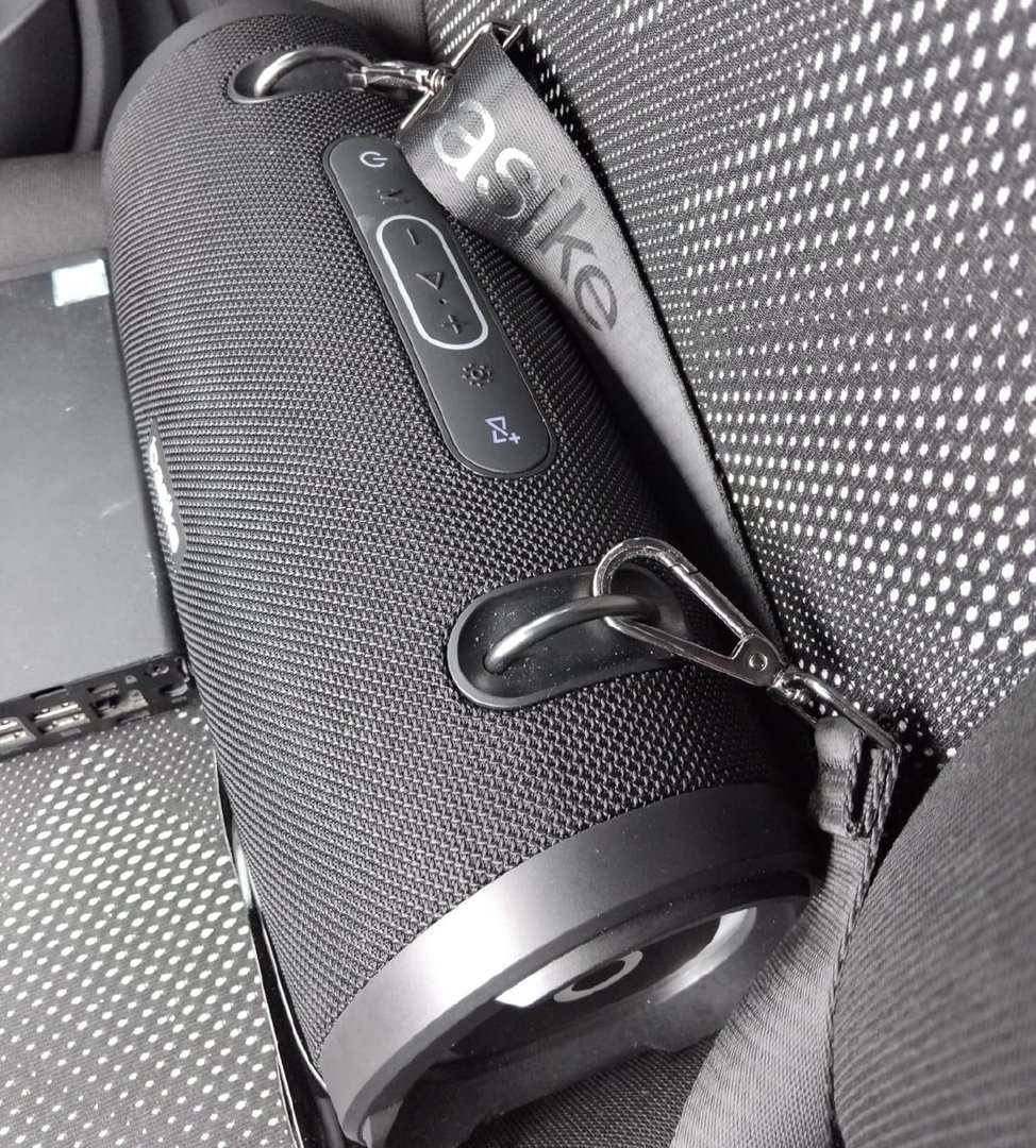 Basike Caixa de Som Bluetooth 5.3 Portátil Boombox 100W RMS (Pico 160W) TWS até 12 Horas de Reprodução - Bivolt
