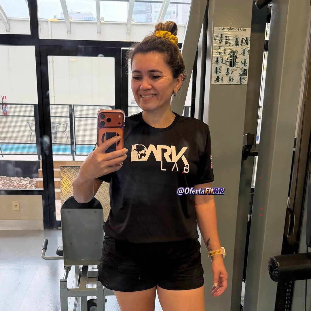 Camiseta Dry-fit Preta Caveira Unisex Dark Lab