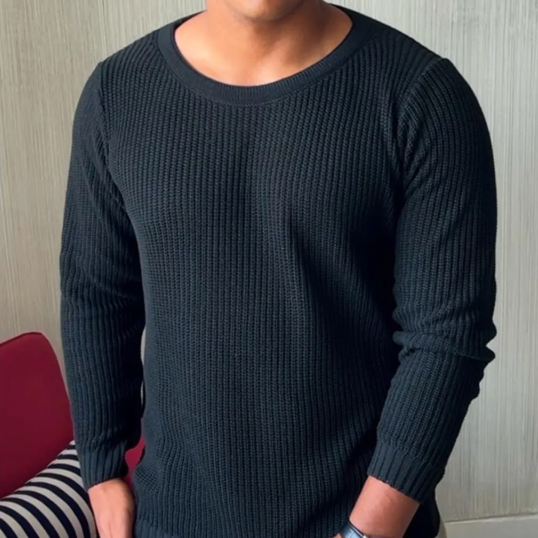 Blusa De Frio Suéter Masculino Lã Tricot