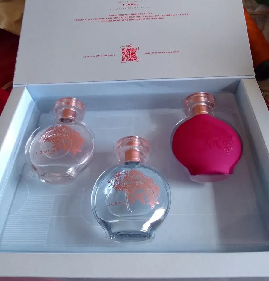 Kit Presente O BOTICARIO 3 Perfume Floratta Colônia Spray 30ml Feminino