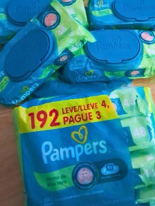 Pampers Lenços Umedecidos Aroma De Aloe Vera 192 Unidades