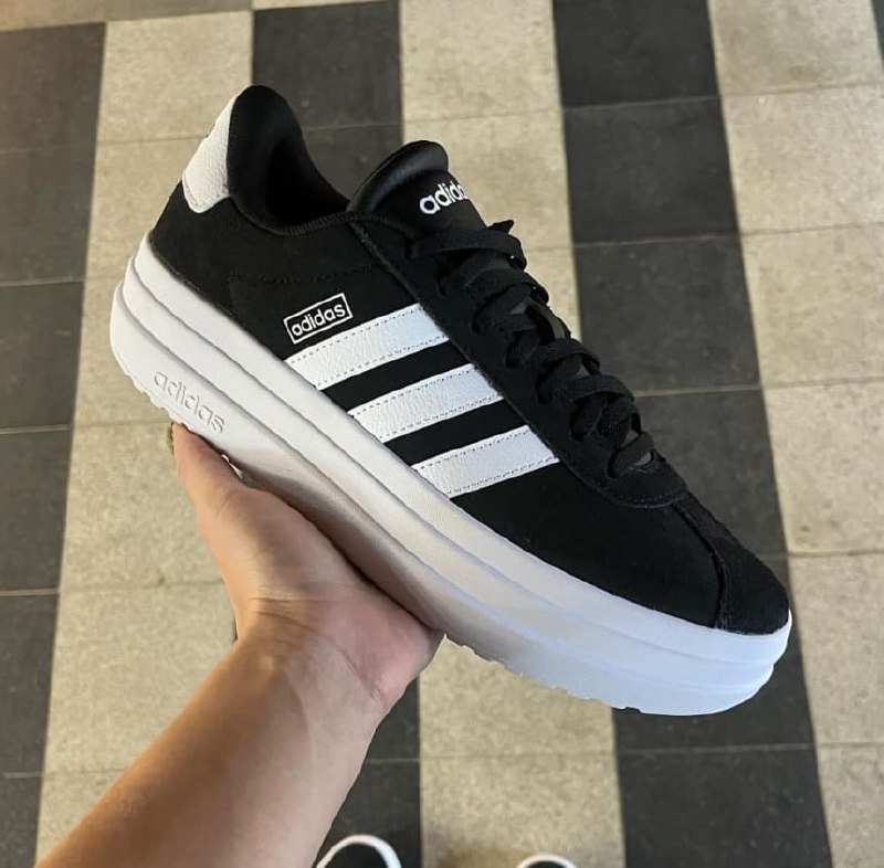 Tênis Adidas VL Court Bold Feminino - Preto+Branco