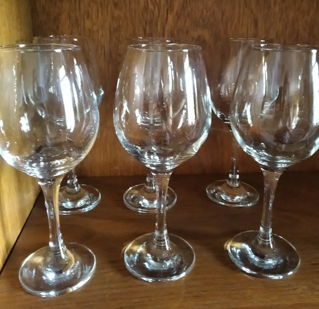 Jogo 6 Taças de Vinho Titanium Gastro Cristal 300ml