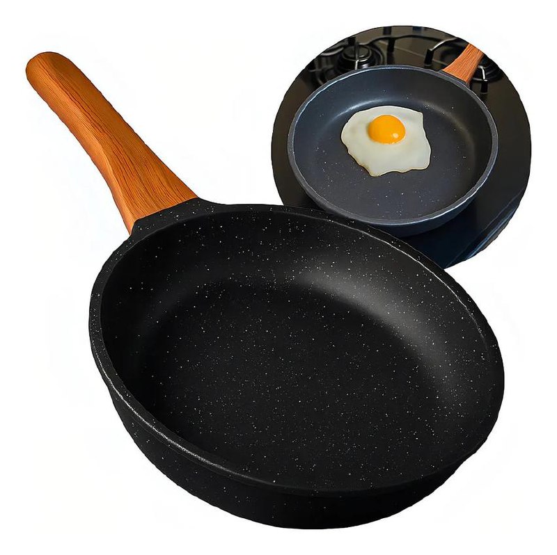 Frigideira Cerâmica Antiaderente Grande Fogão A Gás Indução Cooktop Elétrico Panela Frita ...