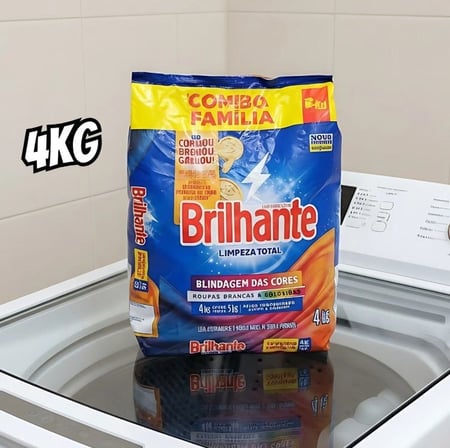 [ Recorrência ] Brilhante Lava-Roupas Em Pó Roupas Brancas E Coloridas Limpeza Total Pacot...