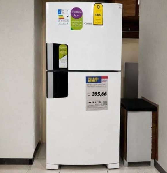 Geladeira/Refrigerador Consul Frost Free 412L Duplex Branca CRM50MB
