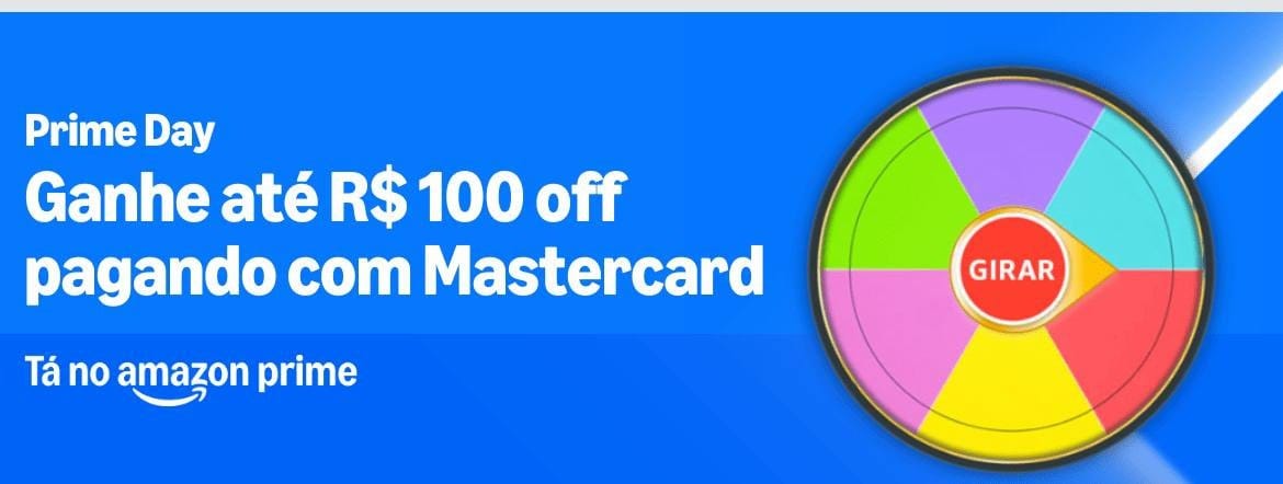 GANHE ATÉ R$100 DE CUPOM 