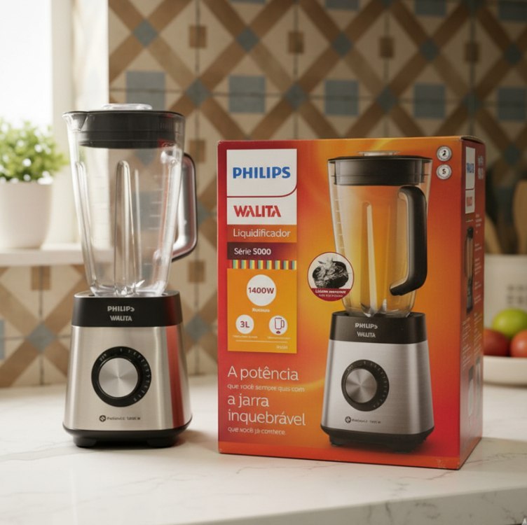 PHILIPS Liquidificador Série 5000, Jarra Inquebrável, RI2244, 110v, Walita