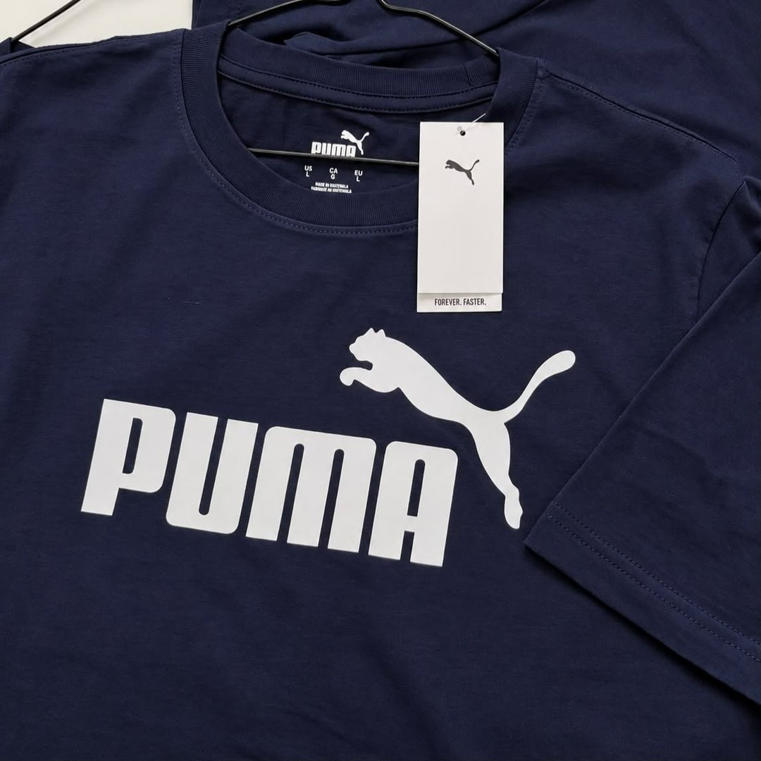 Camiseta Masculina Ess Logo Tee Puma | 4 Cores