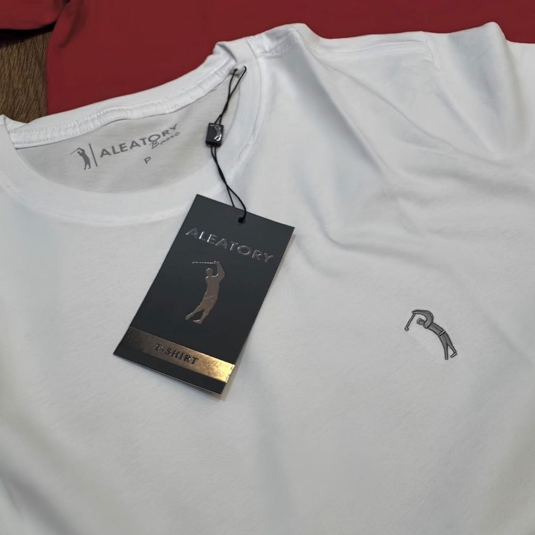 Camiseta Aleatory Masculina Light Icon Branca