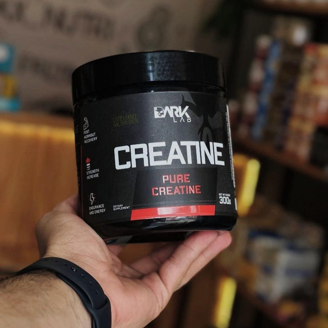 Creatina Monohidratada Em Pote 300g 100% Pura Dark Lab