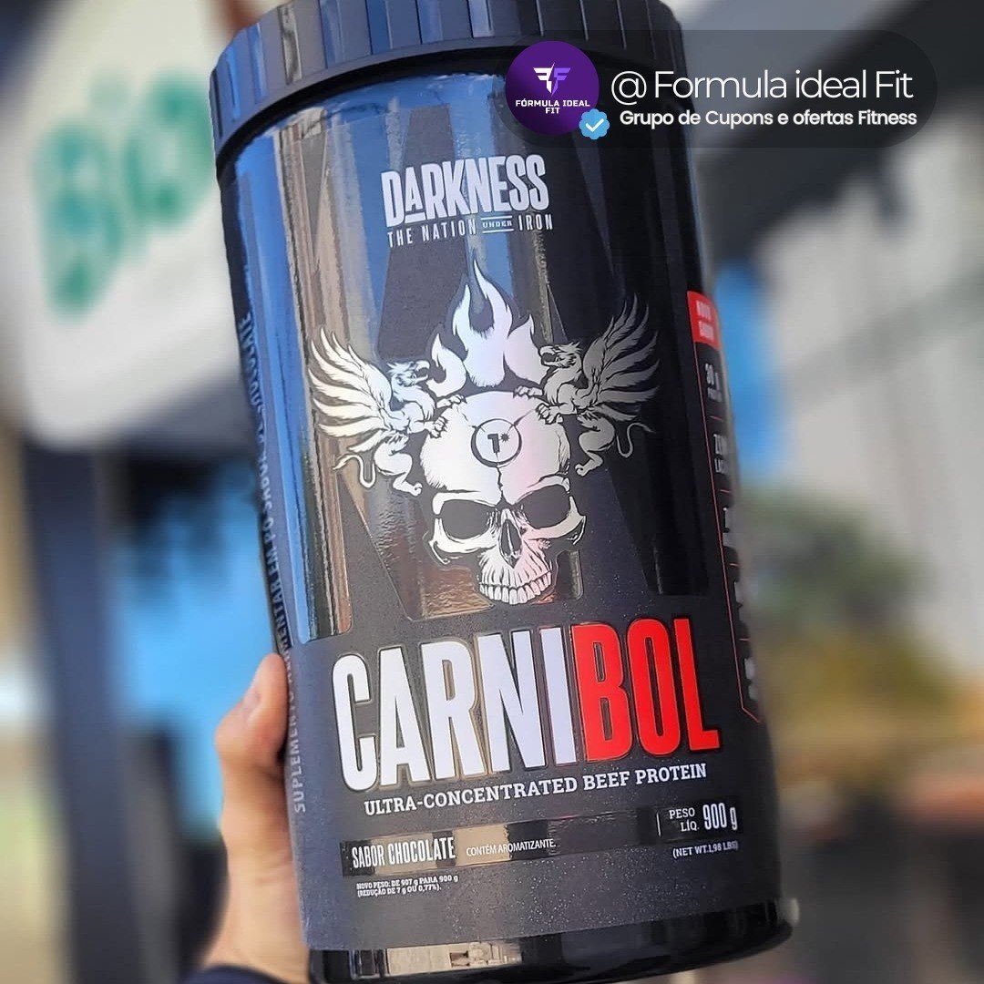 Whey Proteína De Carne Carnibol Blueberry 900g Darkness