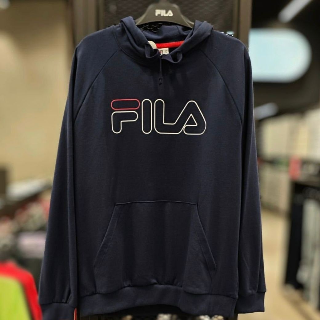Moletom Fila Com Capuz Letter Outline