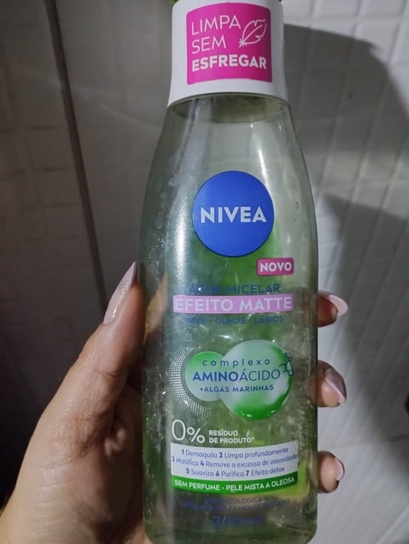 Água Facial Micelar NIVEA MicellAir Efeito Matte - 200ml