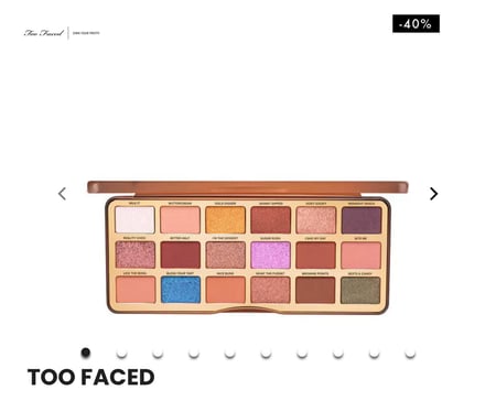 Paleta de Sombras Too Faced Better Than Chocolate