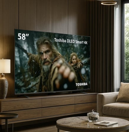 Smart Tv Dled 58 4k Toshiba Vidaa 3hdmi 2usb Wi-fi