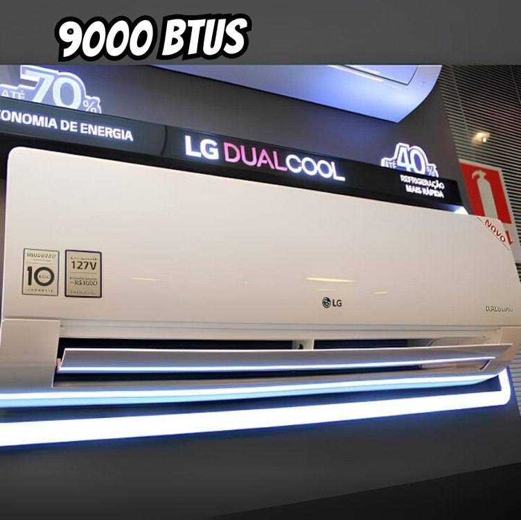 Ar Condicionado Dual Inverter LG Compact Ai 9000 Btus Frio