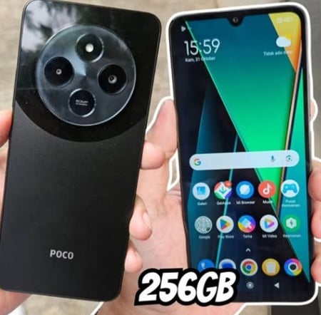 Smartphone Xiaomi Poco C75 NFC Black (Preto) 8GB RAM 256GB ROM [2410FPCC5G]