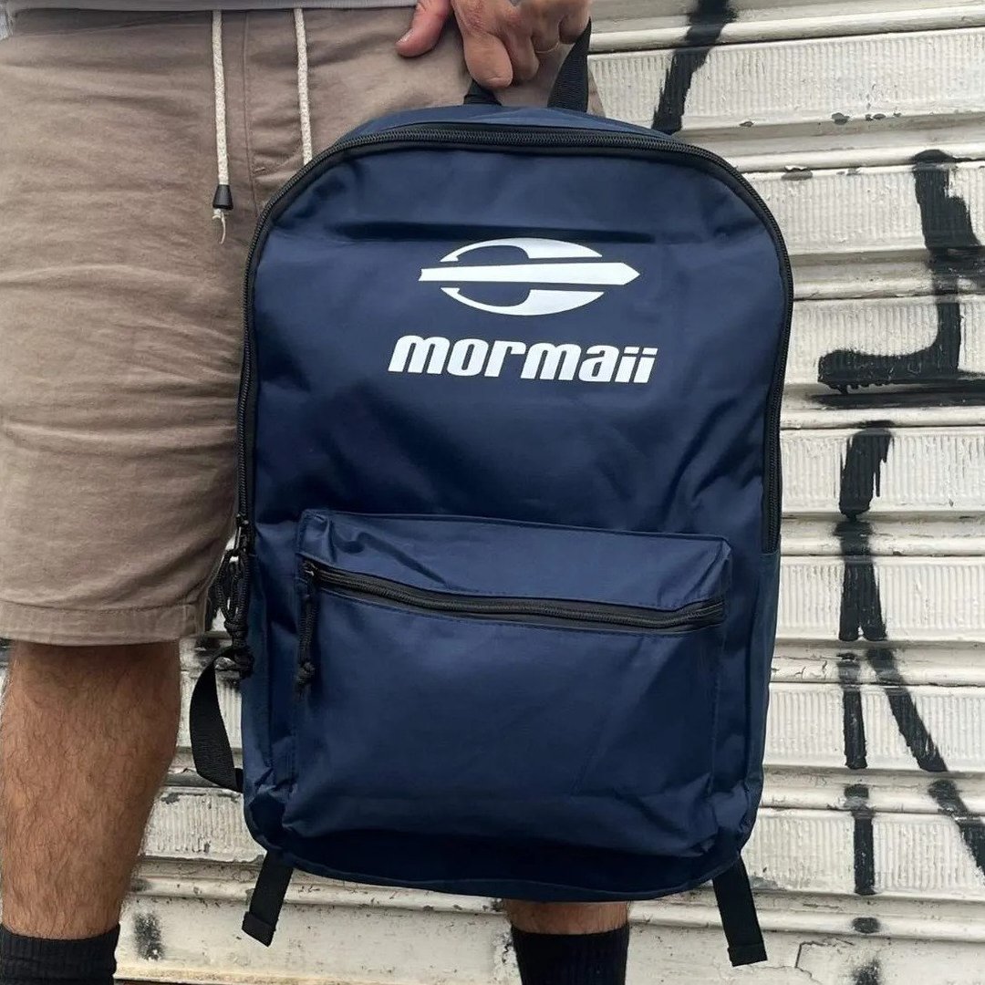 🤓Mochila Mormaii Resistente Casual 21 Litros Básica Azul