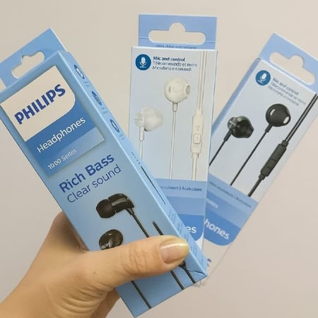 PHILIPS, Fone de Ouvido com Microfone, TAUE101WT/00, Com fio de 1,2 metros, intra-auricula...