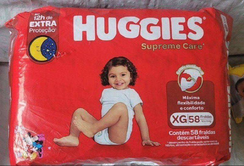 Fralda huggies supreme Care -  Uma das minhas queridinhas