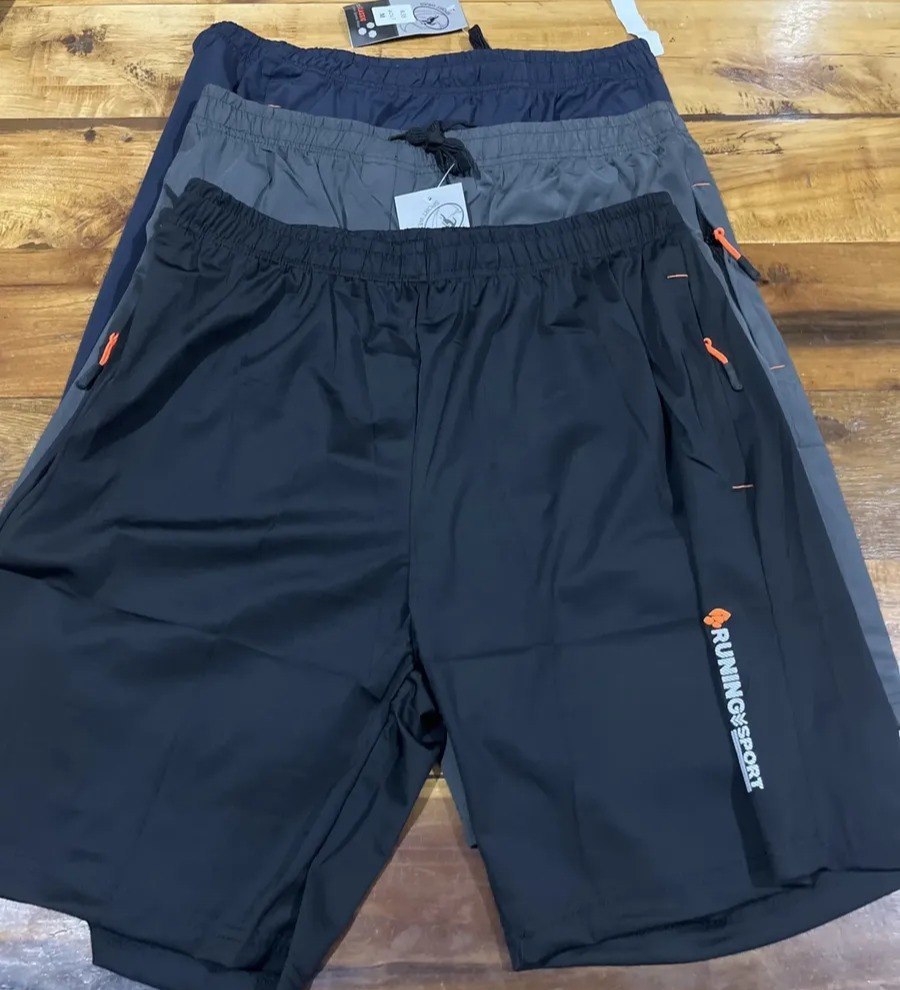 Kit 3 Bermudas HGH Dry Fit Secagem Rapida Para Academia - Tam. P ao GG